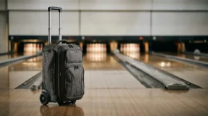 Sac à roulettes pour bowling protégeant les boules avec système ergonomique